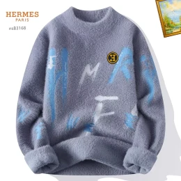 hermes sweaters manches longues pour homme s_127b7a4